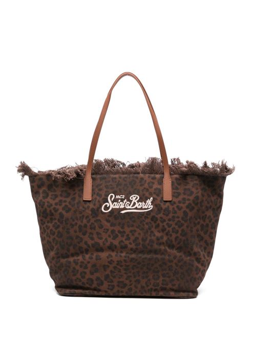 Borsa donna City Bag Fringe animalier MC2 SAINT BARTH | CITY BAG FRINGE00588L